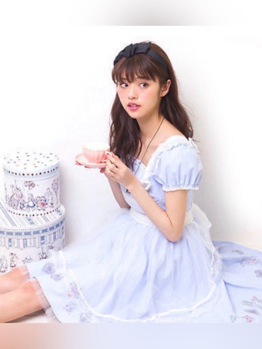 Secret Honey Japanese Disney Alice in Wonderland Dress Small Great Condition - Picture 3 of 7